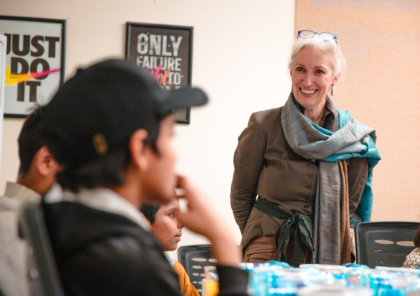 UNICEF Representative Pernille Ironside joined UN Partners to share iftar with children at the Child Protection Institute in Islamabad.