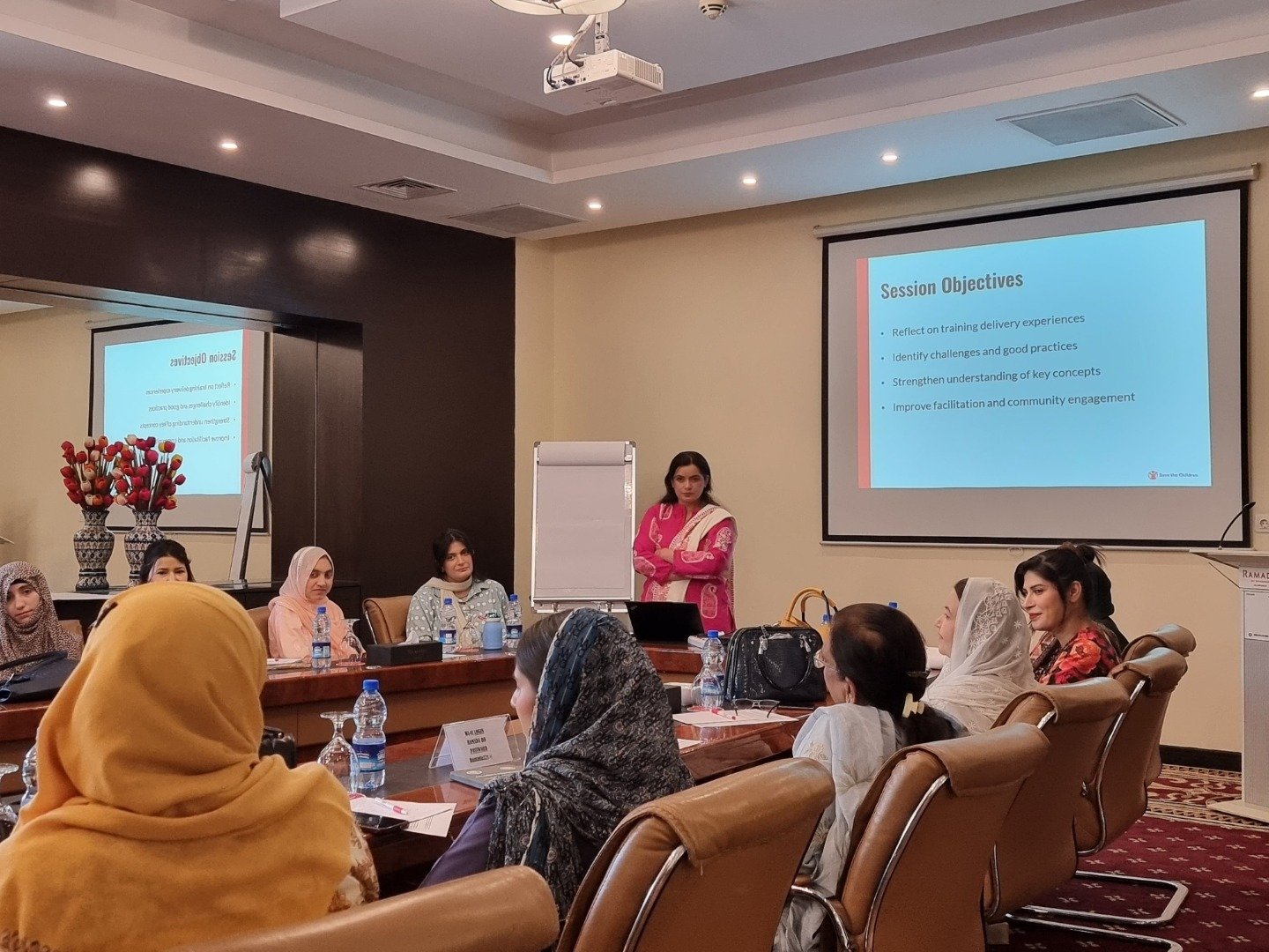In collaboration with UNICEF and Save the Children, a one-day refresher/mentoring support session for key stakeholders of Community-Based Child Protection Committees (CB-CPCs) in ICT.